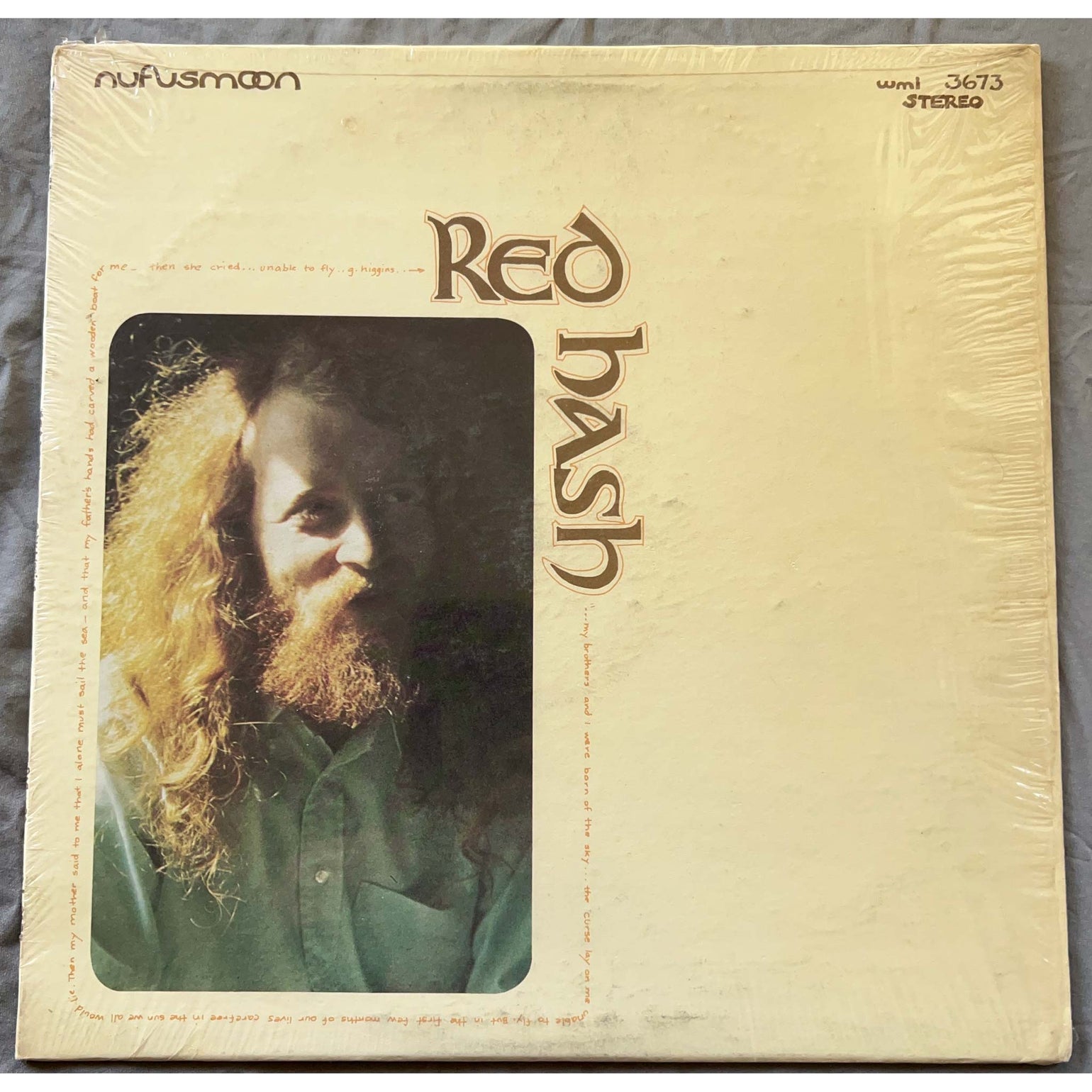 Gary Higgins "Red Hash", Record picture